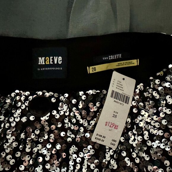 NWT Collette sequin wide leg pants - Picture 4 of 5